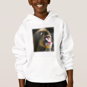 Sweatshirt à capuchon de babouin