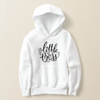 Sweatshirt à capuchon design Little Boss