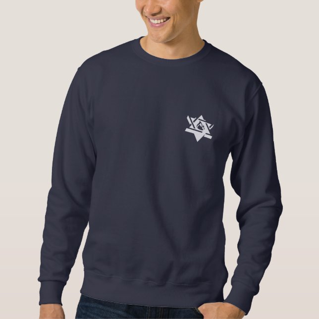 Sweatshirt à col blanc EJH (Devant)