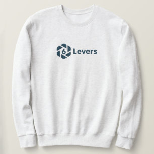 Sweatshirt à col blanc masculin