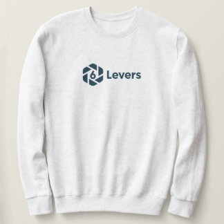Sweatshirt à col blanc masculin