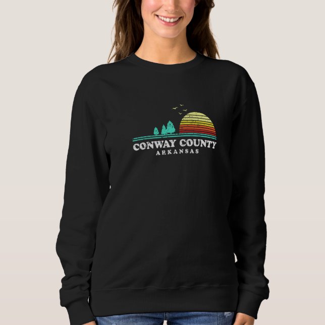 Sweatshirt À feuillage persistant Sunset Conway Comté Forêt A (Devant)