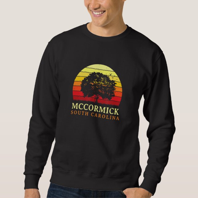 Sweatshirt À feuillage persistant Sunset Mccormick Oak Tree C (Devant)