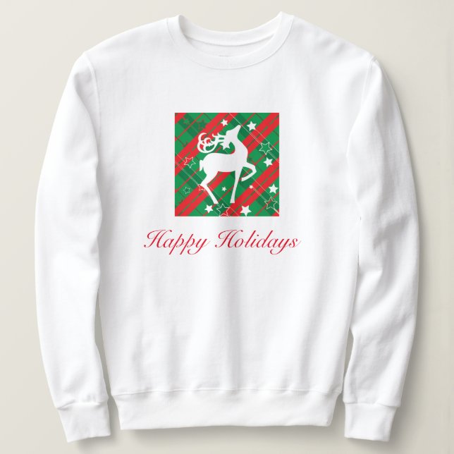 Sweatshirt à manches longues de Noël (Design devant)
