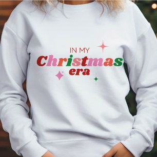 Sweatshirt À mon époque de Noël Festif coloré