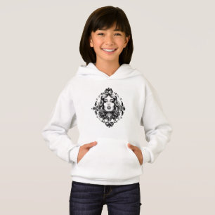 Sweatshirt à portrait cameo gothique