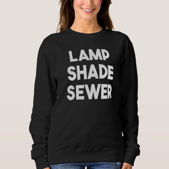 Sweatshirt Abat-jour égout   (Devant)