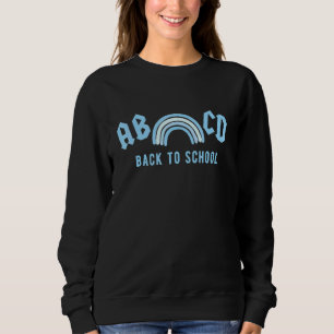 Sweatshirt Abcd Rock Retour À L'École Préscolaire Premier Jou