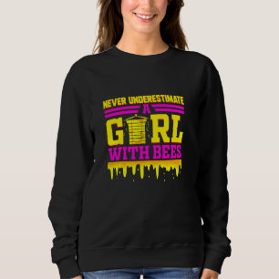 Sweatshirt Abeille Drôle Abeille Pour Filles Miel Abeille Api