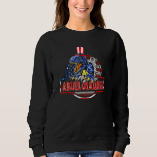 Sweatshirt Abuelosaurus Rex Abuelo 4 juillet le groupe de dra