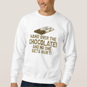 Sweatshirt Accro du chocolat de chocolat
