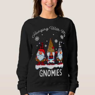 Sweatshirt Accrochement Avec Mes Gnomies Reindeer Antlers Tre