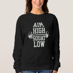 Sweatshirt Accroupissement Profond Motivant de Musculation Vi