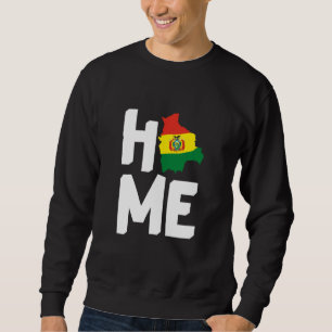 Sweatshirt Accueil Carte des racines boliviennes Bolivie Amat