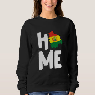 Sweatshirt Accueil Carte des racines boliviennes Bolivie Amat