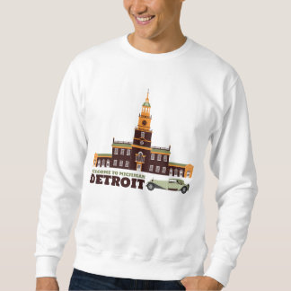 Sweatshirt Accueil vers Detroit. Le Michigan - logo de