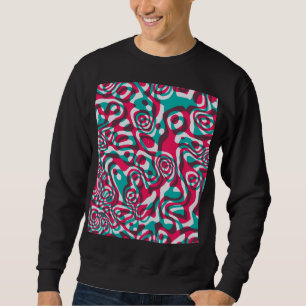 Sweatshirt Acide Psychédélique Arrière - plan sans Seamless F