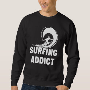 Sweatshirt Addict surfeur vague Hawaiian Beach été