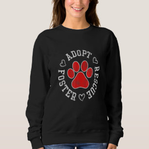 Sweatshirt Adopter le mois de l'adoption de Secourt Foster Ad