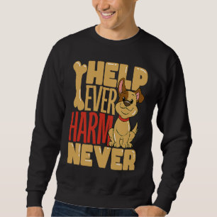 Sweatshirt Adoption de chien Animal Sauvetage Droits des anim