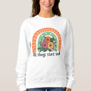 Sweatshirt Adorables Tout Commence Petite Inspiration