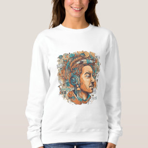 Sweatshirt Afro Boho Queen - Artiste coloré