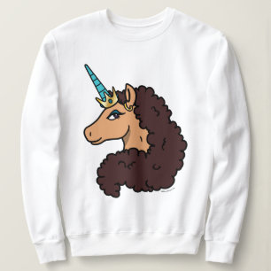 Sweatshirt Afro Unicorn Divin