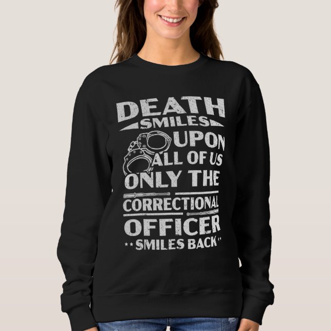 Sweatshirt Agent correctionnel Garde de prison (Devant)