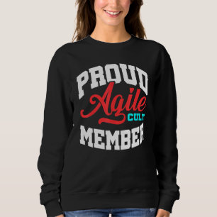 Sweatshirt Agile Cult Member Scrum Gestion de projet Pm Coac