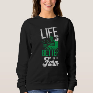 Sweatshirt Agriculture Agriculteur Tracteur Vintage À La Ferm