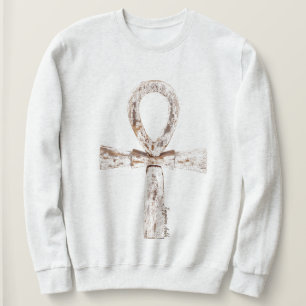 Sweatshirt Ahnk égyptien en bois