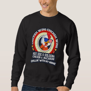 Sweatshirt Aile de poulet cuite Aile de poulet Aile de chien 