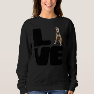 Sweatshirt Aime mon chien Irish Wolfhound
