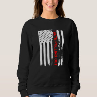 Sweatshirt Aimez L'Amérique Je Déteste Sortir T Shirt Amusant
