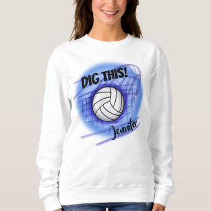 Sweatshirt Airbrush Volleyball personnaliséeT-shirt