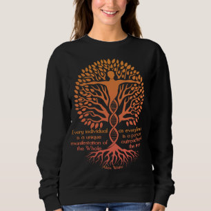 Sweatshirt Alan Watts - L'arbre de vie et d'unité