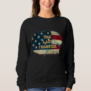 Sweatshirt Alaska Ak Us Drapeau Motto Pul