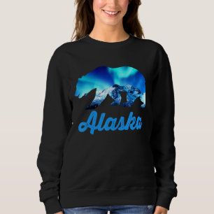 Sweatshirt Alaska Ours Grizzly Polaire Alaska Nature Hommes F