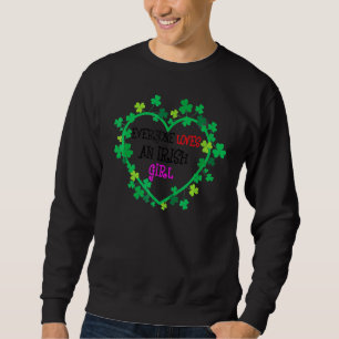 Sweatshirt All Loves an Irish Girl Saint Patrick Day 2002