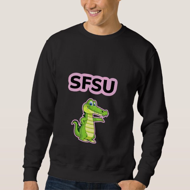 Sweatshirt Alligator vert (Devant)