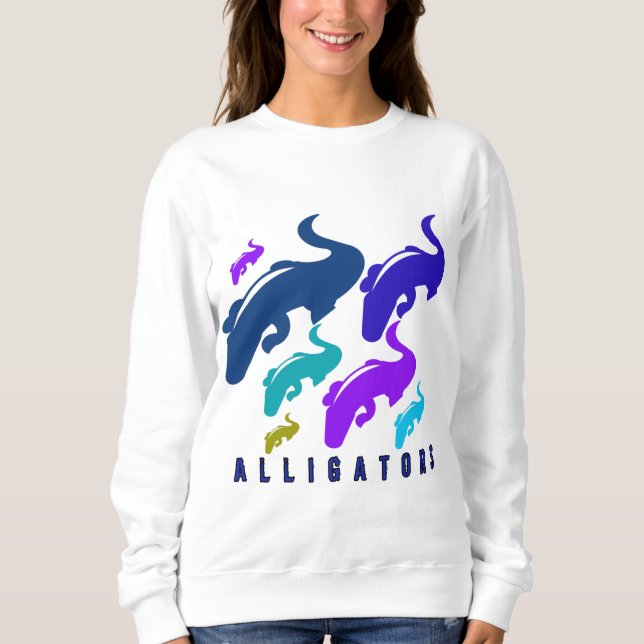 Sweatshirt alligators (Devant)