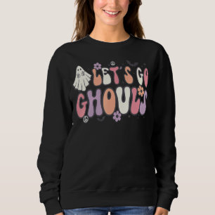Sweatshirt Allons Gouls Rétro Halloween