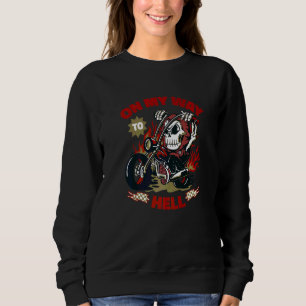 Sweatshirt Allons sur mon chemin vers l'enfer Royaume des esp