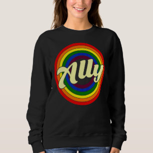 Sweatshirt Ally Af Rainbow Drapeau Lgbt Pride Transgenre Gay