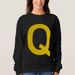 Sweatshirt Alphabet majuscule Q