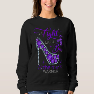 Sweatshirt Alzheimer S Warrior 2022 Combattre Comme Un Patron