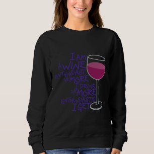 Sweatshirt Amateur de vin 127