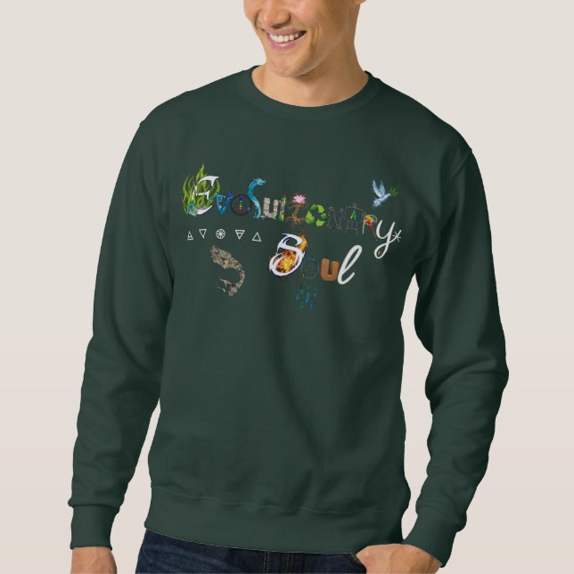 Sweatshirt Âme évolutionnaire : Cou de l'équipage (Devant)