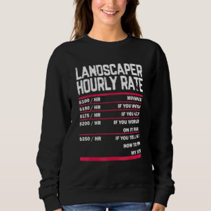 Sweatshirt Aménagement De La Pelouse Métrage De La Pelouse En