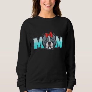 Sweatshirt Américain Bully Bully Maman Chien Propriétaire Pul